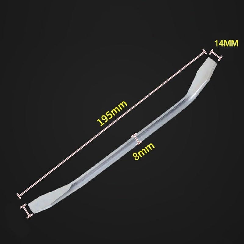 Short Brake Regulator Removal Tool 228mm Flat Tip Pry Bar Carbon Steel Garage Hand Tool - Image 3