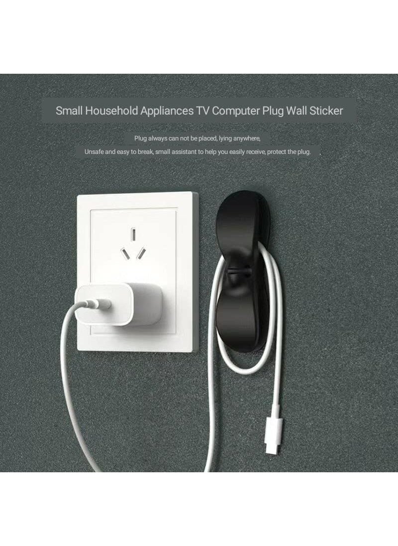 DHYANI DHYANI Cord Cable Wire Organizer Kitchen Appliances Self Adhesive Cable Wrapper Drop Wire Holder Cable Organizer Hook Sticky and Sturdy Firmly Pack of 2  - Image 2