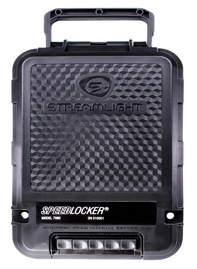 Streamlight 59000 SpeedLocker Personal Portable Lockable Storage Container with User-Selectable Lock Combinations, Black - Image 1