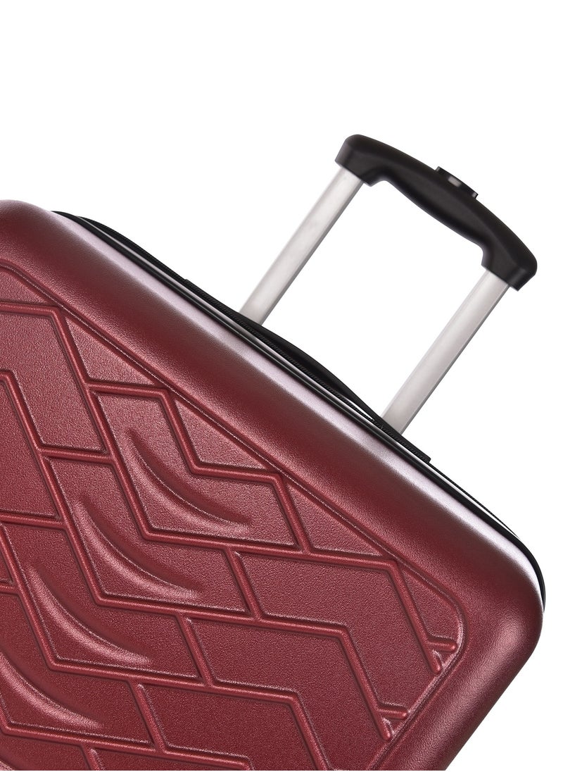 Track ABS Trolley 3Pc Set CS135/3P Red