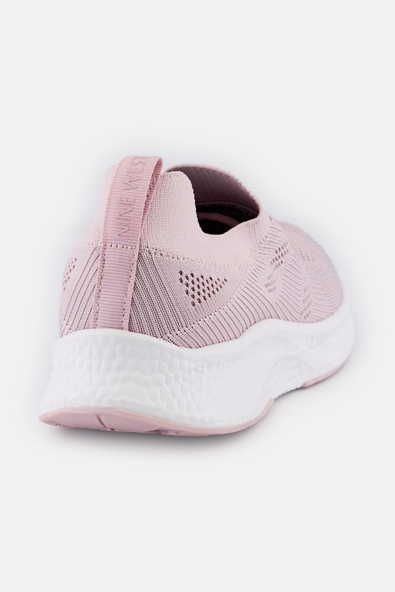 NINE WEST Women Lace Up Casual Shoes, Lilac - Image 3