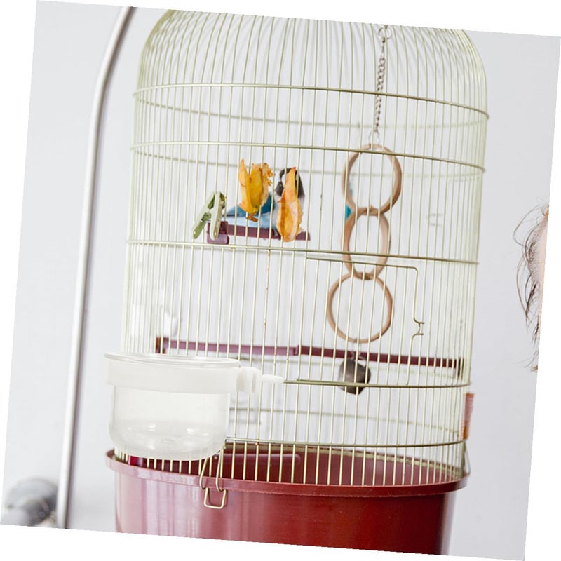 6pcs Parrot Feed Cups Bird Feeder Boxes Detachable Design Large Bird Cage Accessories Suitable for Parakeets - Image 5