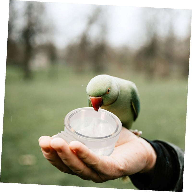 6pcs Parrot Feed Cups Bird Feeder Boxes Detachable Design Large Bird Cage Accessories Suitable for Parakeets - Image 4
