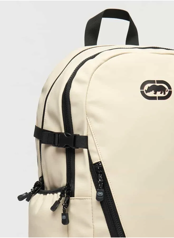 إيكو يو إن إل تي دي. Ecko Unltd Solid Backpack with Adjustable Straps and Zip Closure