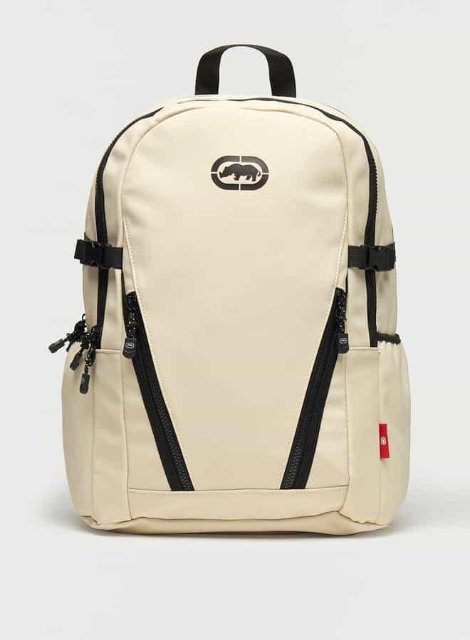 Ecko Unltd. Ecko Unltd Solid Backpack with Adjustable Straps and Zip Closure - Image 1
