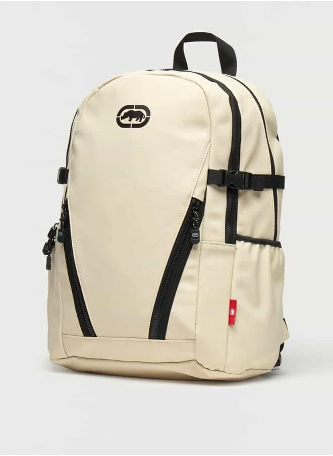 إيكو يو إن إل تي دي. Ecko Unltd Solid Backpack with Adjustable Straps and Zip Closure
