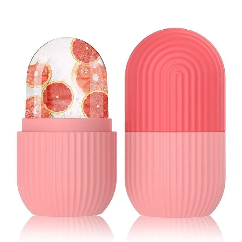 VALKYRIE Ice Roller For Face Ice Roller For Face Massager Face Ice Roller To Enhance Skin Glow Shrink Tighten Pores Puffy Eyes Acne Pimple Facial Ice Roller UnbreakableReusable FEV PINK - Image 1