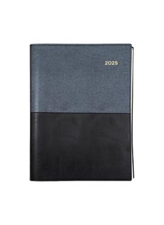 Collins Collins Valour 2025 Planner - A5 Day to a Page Diary (with Appointments) - Black - (VAL251.99-25) - Professional Daily Planner with Duo-Textured PU Leather Covers  - Image 2