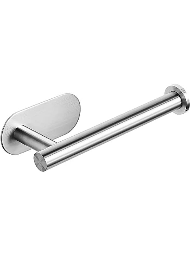 GoodTool Stainless Steel Toilet Paper Towel Holder,Bathroom Roll Holder, Kitchen Paper Towel Holder, Wall Mounted Toilet Paper Holder, Self-Adhesive Roll Paper Holder,Suitable for Kitchen, Bathroom - Image 1