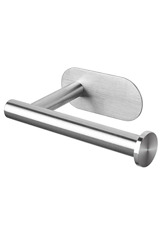 GoodTool Stainless Steel Toilet Paper Towel Holder,Bathroom Roll Holder, Kitchen Paper Towel Holder, Wall Mounted Toilet Paper Holder, Self-Adhesive Roll Paper Holder,Suitable for Kitchen, Bathroom - Image 2