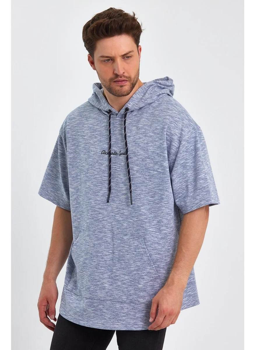 الكسندر جاردي Oversized Hooded T-Shirt (UN-0098)