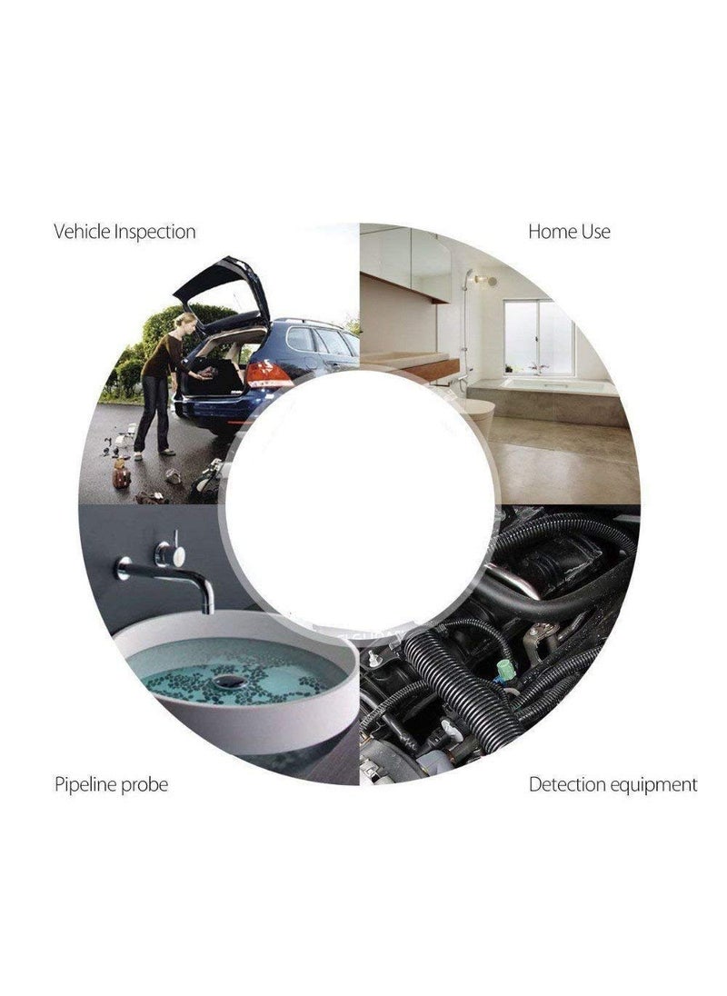 Generic 55mm Endoscope Camera Snake Flexible IP67 Waterproof Camera 3 in 1 Type c USB v Type Port 6 led Light  - Image 3