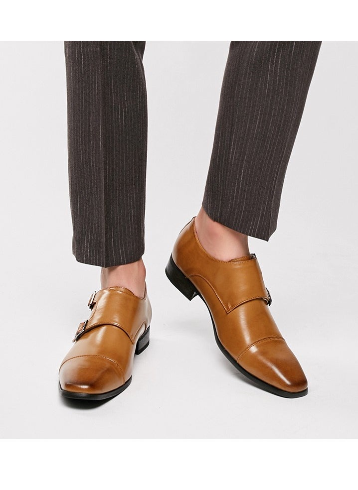 KUYING - New Men's Business Leather Shoes - Image 1