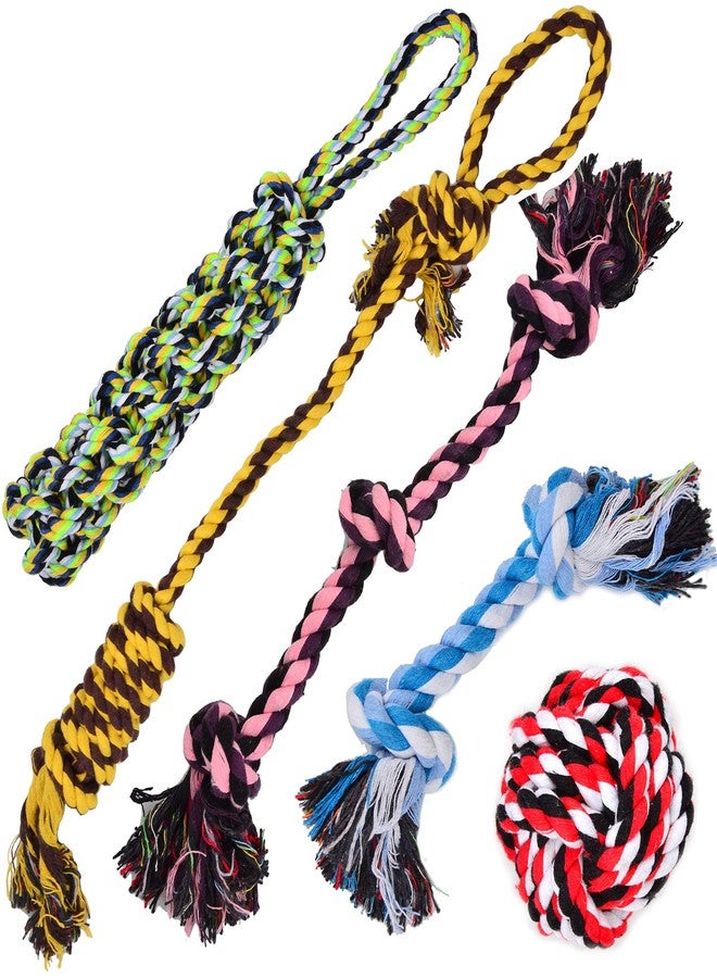Youngever 5 Pack Durable Dog Rope Toys for Small and Medium Dogs - Image 2
