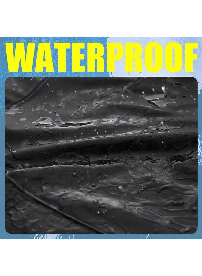 RainRider Rain Pants for Men Women Waterproof Rain Gear Bib Overalls Trousers for Fishing Hunting, Black, S - Image 5