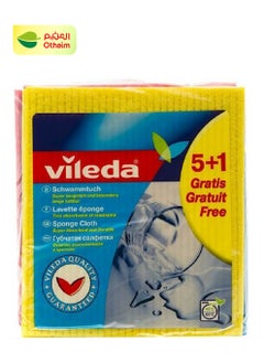 Vileda Vileda Sponge Cloth, 6 Pcs 