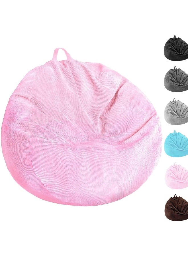 Kisoy Kisoy Bean Bag Chair (No Filler), Ultra Soft Premium Corduroy Bean Bag Covers Extra Sturdy Zipper and Double Suture for Organizing Children Plush Toys or Memory Foam, for Kids and Adults - Image 1