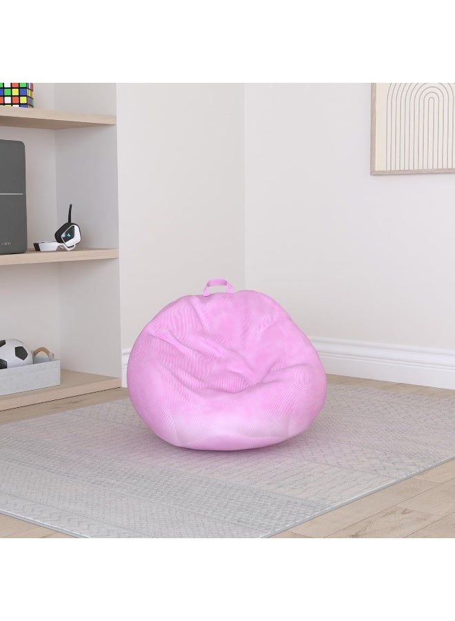 Kisoy Kisoy Bean Bag Chair (No Filler), Ultra Soft Premium Corduroy Bean Bag Covers Extra Sturdy Zipper and Double Suture for Organizing Children Plush Toys or Memory Foam, for Kids and Adults - Image 2