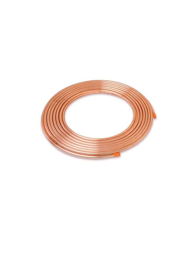 Generic Thermo Soft Copper Coil Refrigeration -HVAC Tubing, Pancake Coiled, Soft Pipe – Made In Korea (1/2 Inch x 15 Meter)  - Image 1