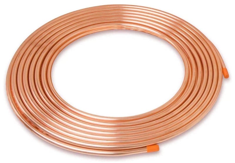 Thermo Soft Copper Coil Refrigeration -HVAC Tubing, Pancake Coiled, Soft Pipe – Made In Korea (1/2 Inch x 15 Meter) - Image 1