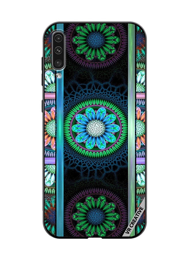 VR CREATIVE Protective Case Cover For Samsung Galaxy A50/A50s Flower Design Multicolour - Image 1