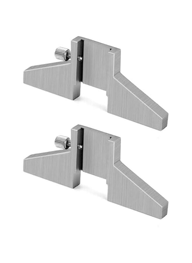Arabest 2 Pack Caliper Depth Base Carbon Steel T-Bar Attachment for Dial/Digital/Vernier Calipers 4, 6, 8, 12  - Image 1