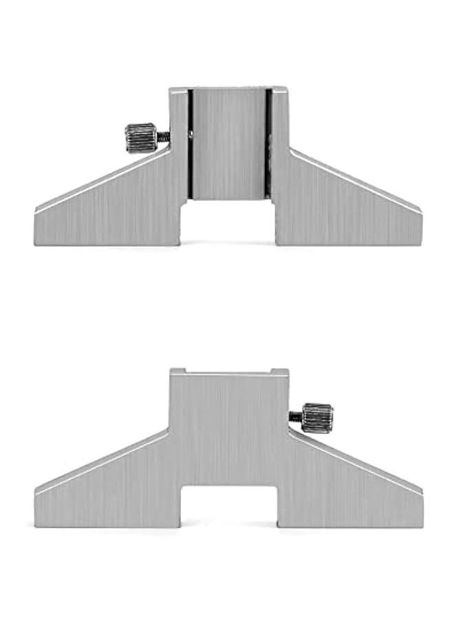 Arabest 2 Pack Caliper Depth Base Carbon Steel T-Bar Attachment for Dial/Digital/Vernier Calipers 4, 6, 8, 12  - Image 2
