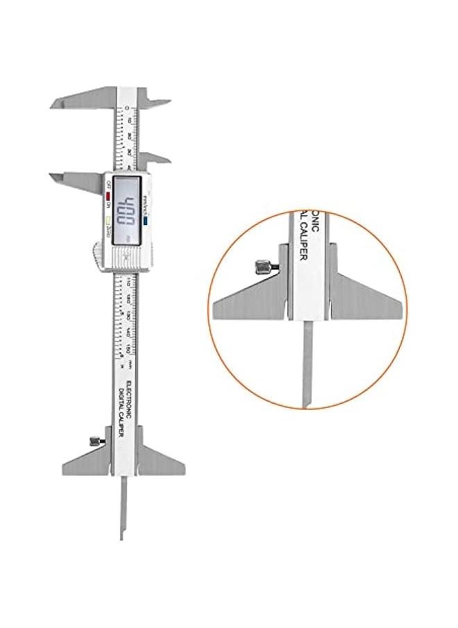 Arabest 2 Pack Caliper Depth Base Carbon Steel T-Bar Attachment for Dial/Digital/Vernier Calipers 4, 6, 8, 12  - Image 4