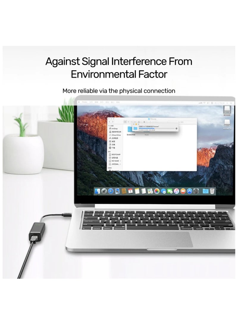 UNITEK محول USB 3.0 إلى إيثرنت جيجابت باللون الأسود - Image 3