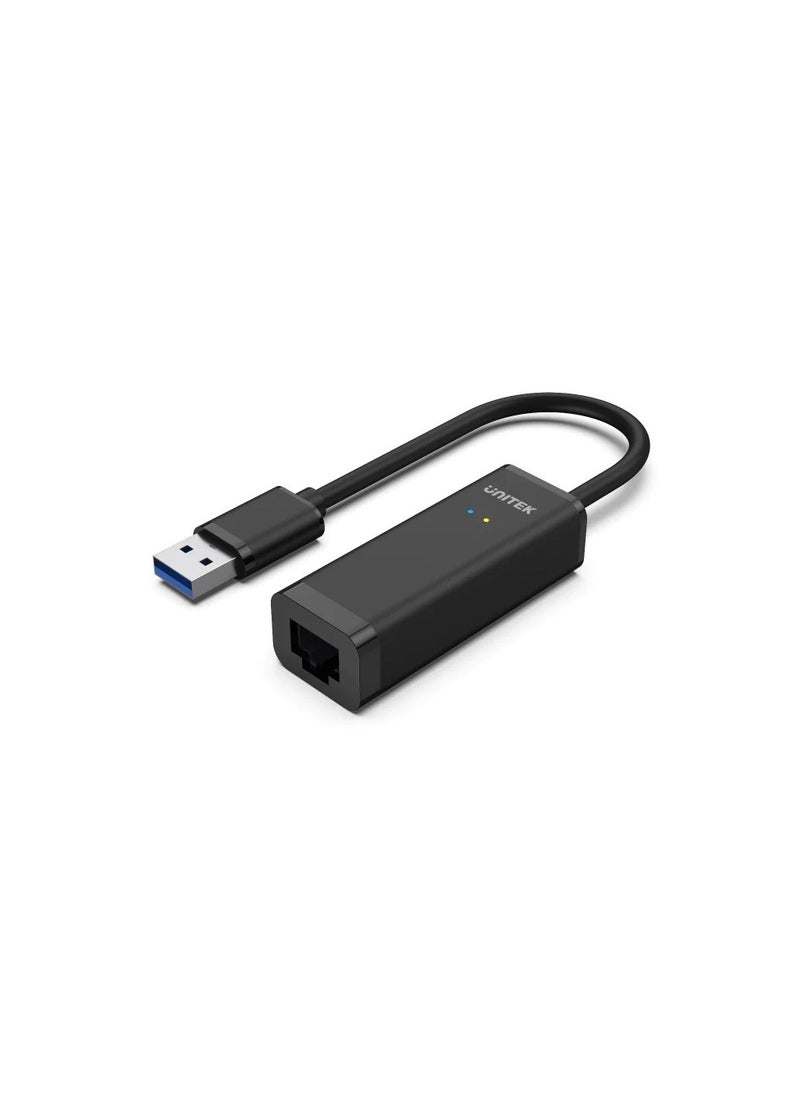 UNITEK USB 3.0 to Gigabit Ethernet Adapter in Black  - Image 1