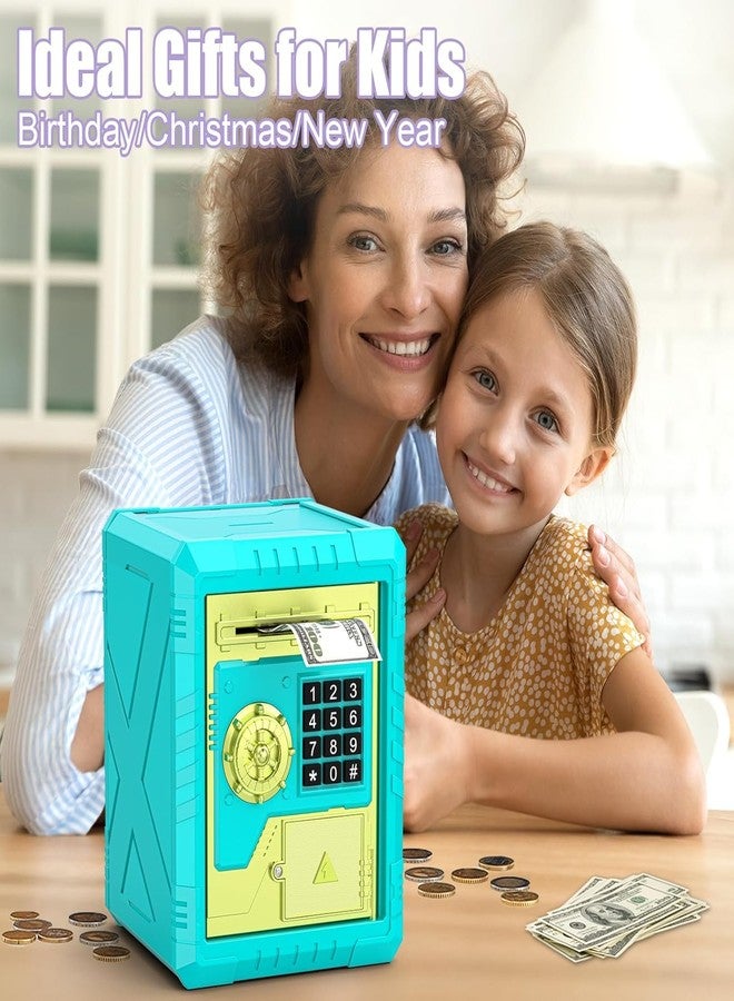 Mummy Please Musical Money Safe Kids Piggy Savings Bank【Pack of 1】【】 (Tijori Green) - Image 5