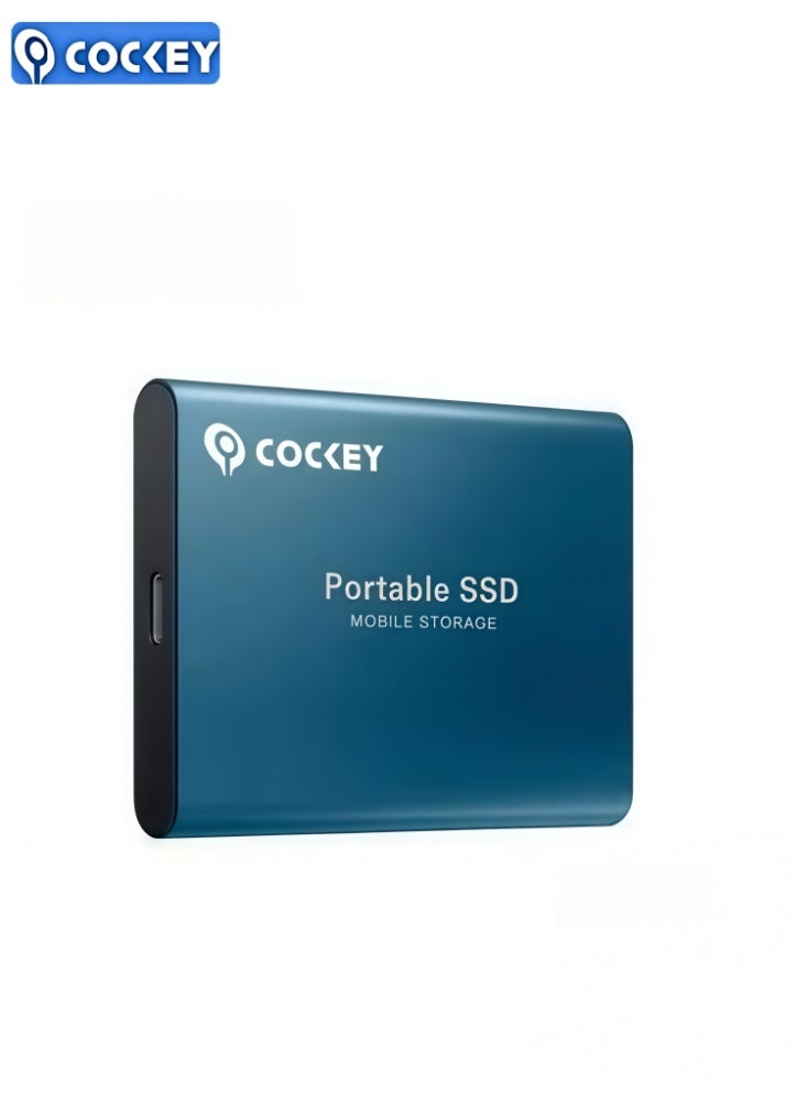 COCKEY 2TB Portable External SSD, 2000GB USB 3.1 High Speed Data Transfer, Computer Backup Drive Support Data Storage Transfer, USB C Mini Portable External Solid State Drive for PC/Laptop/Phones and More - Image 1
