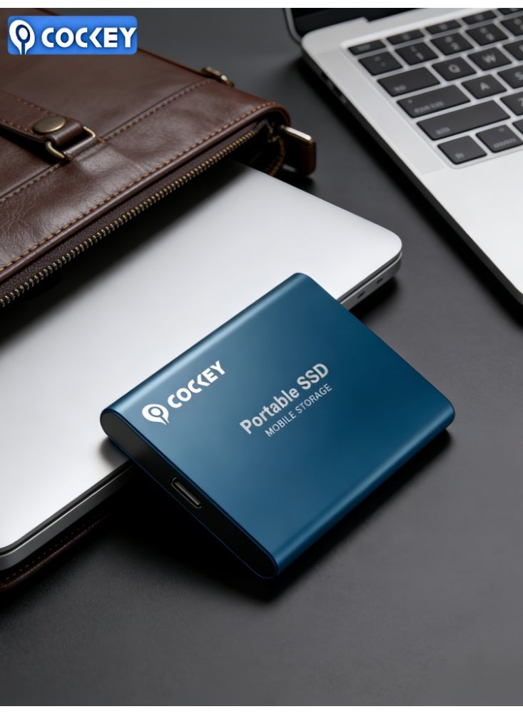COCKEY 2TB Portable External SSD, 2000GB USB 3.1 High Speed Data Transfer, Computer Backup Drive Support Data Storage Transfer, USB C Mini Portable External Solid State Drive for PC/Laptop/Phones and More - Image 4