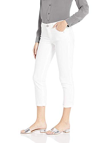 Democracy Womens "Ab"solution Crop Jeans, Optic White, 2 US - Image 3
