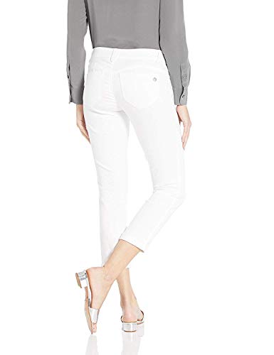 Democracy Womens "Ab"solution Crop Jeans, Optic White, 2 US - Image 2