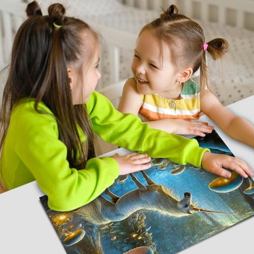 BRIJBASI Unicorn Jigsaw Puzzles for Kids and Children – Realistic Illustration Challenging Brain Booster Gifts, Fun and Creative Game – (500 Pcs) - Image 4