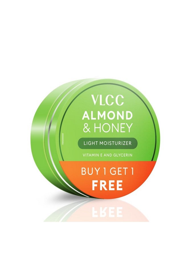 VLCC Almond and Honey Face Moisturizer - 200g + 200g Pack | Buy One Get One | Deep Hydration for Dry Skin, Non-Greasy Formula with Natural Ingredients for Soft and Smooth Skin - Image 1