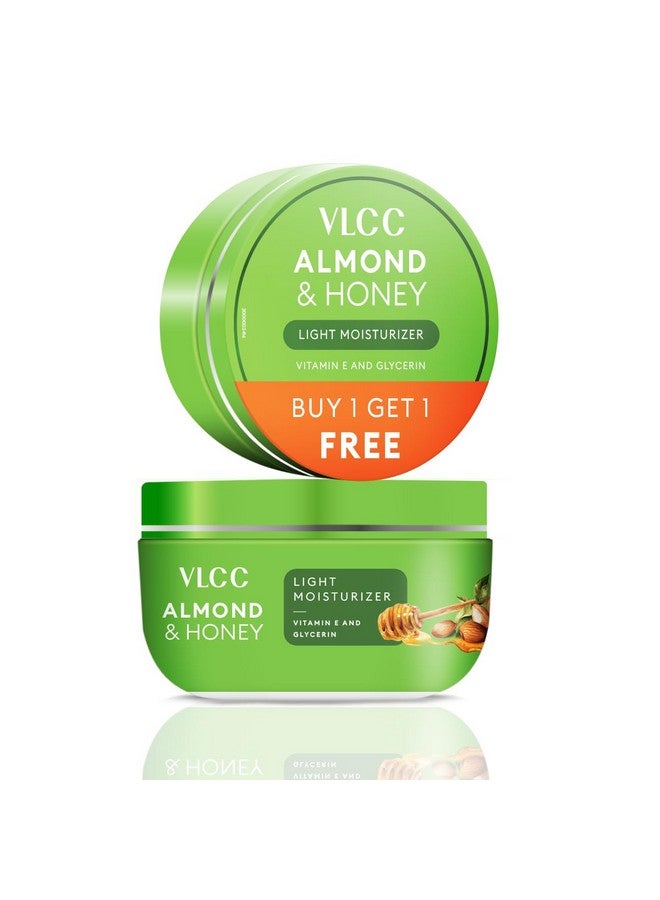 VLCC Almond and Honey Face Moisturizer - 200g + 200g Pack | Buy One Get One | Deep Hydration for Dry Skin, Non-Greasy Formula with Natural Ingredients for Soft and Smooth Skin - Image 2