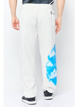 adidas Originals Men Sportswear Fit Outdoor Sweatpants, White  - Image 2