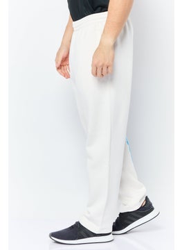 adidas Originals Men Sportswear Fit Outdoor Sweatpants, White  - Image 4