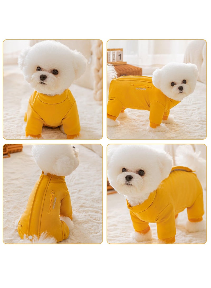 SYOSI Dog Winter Coat, Warm Winter Jumper Sweater Soft Sweatshirt for Cold Weather Soft and Warm for the Animal and Easy to Wear Puppy Winter Apparel Outdoor Clothes Dog Cat Cosy Coat for Small Dogs  - Image 1