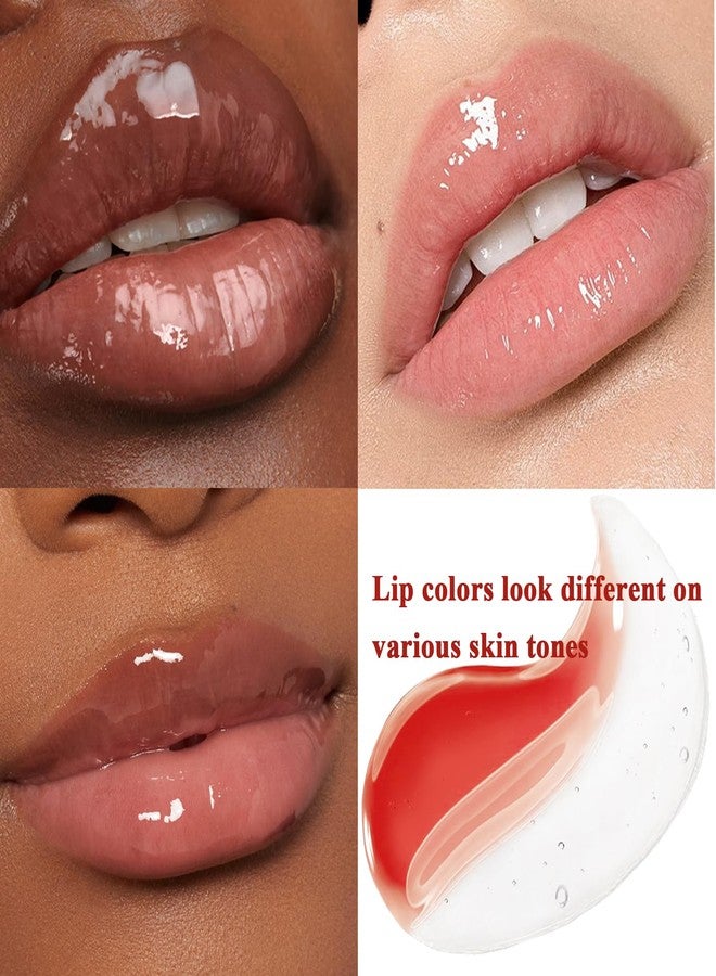 teerova Dual-Phase lip oil, Moisturizing Nourishing Shiny Red and Transparent layer lip gloss, Natural and Fresh Bitten Lip Makeup - Image 5