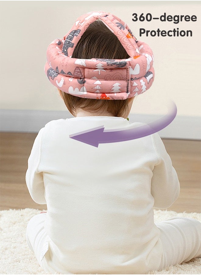 Super ZYouth - Baby Head Protector with Baby Knee Pads, Baby Safety Helmet for Crawling Walking, Adjustable Head Cushion Bumper Bonnet for Infant Toddler, Green - Image 1
