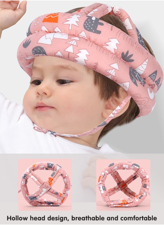 Super ZYouth - Baby Head Protector with Baby Knee Pads, Baby Safety Helmet for Crawling Walking, Adjustable Head Cushion Bumper Bonnet for Infant Toddler, Green - Image 1