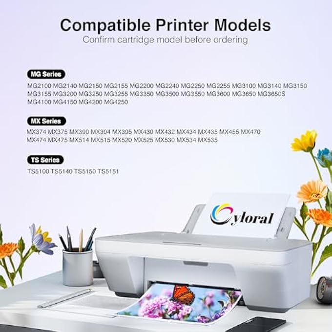 540XL 541XL INK CARTRIDGES COMPATIBLE WITH CANON 540 541 XL (BLACK & TRI-COLOUR) WORK WITH PIXMA MG2100 MG2140 MX374 MX375 MX390 MX394 MX395 MX430 MX432 MX434 MX435 MX455 TS5150 TS5151 PRINTER - Image 3