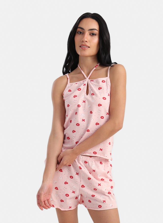 Carina Halter Neck Pyjama Set - Image 1