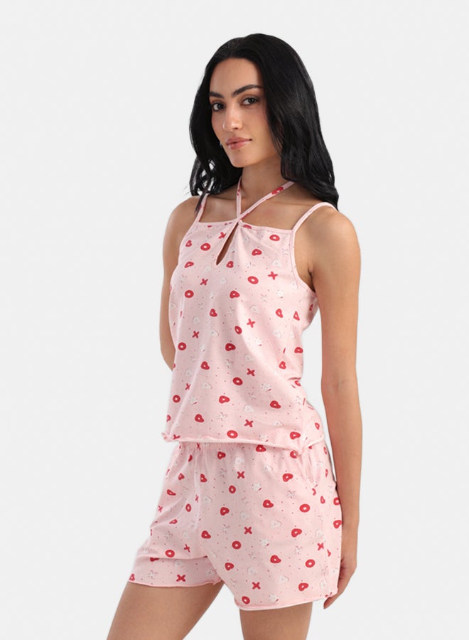 Carina Halter Neck Pyjama Set - Image 2