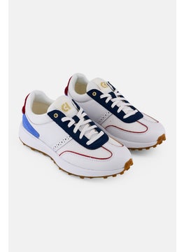 COLE HAAN Women Lace Up Casual Sneaker, White  - Image 1