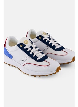 COLE HAAN Women Lace Up Casual Sneaker, White  - Image 3