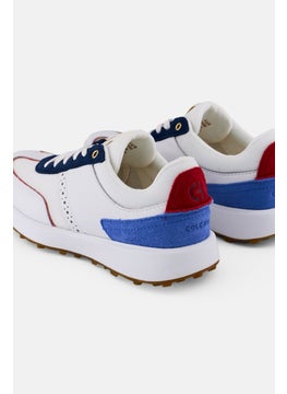 COLE HAAN Women Lace Up Casual Sneaker, White  - Image 4